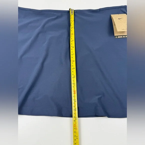 Nike Dri Fit Skort Gray/Blue XL 15” Tenniscore Pickleball Golf Court Sporty - Picture 6 of 7